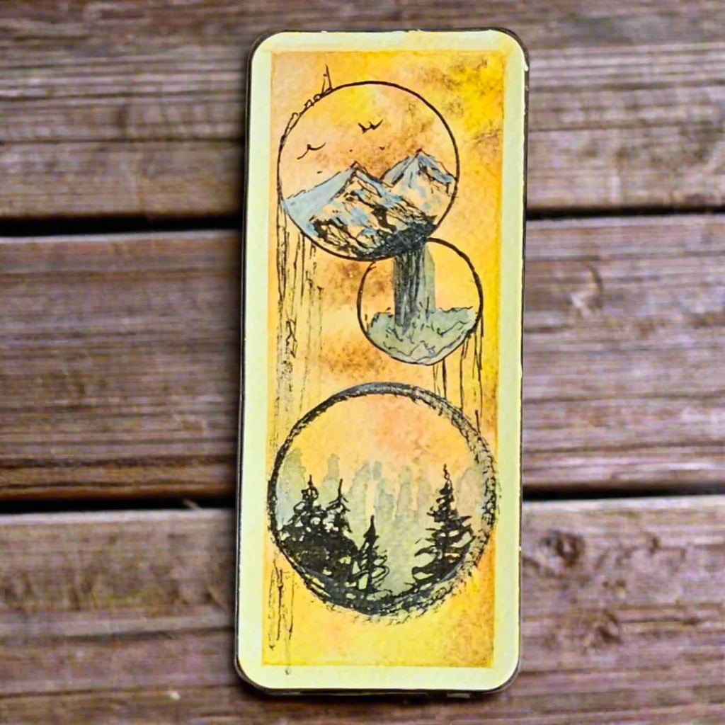 Original Art, Landscape Bookmark
